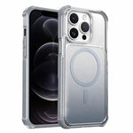 Custodia magnetica trasparente con effetto sfumato per telefono, For iPhone 12 Pro Max, For iPhone 12 Pro, For iPhone 11 Pro Max, For iPhone 11
