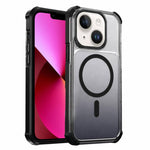 Custodia magnetica trasparente con effetto sfumato per telefono, For iPhone 13 Pro Max, For iPhone 13 Pro, For iPhone 13, For iPhone 12