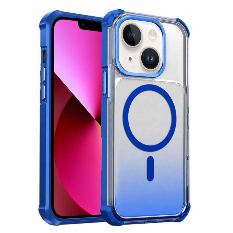 Custodia magnetica trasparente con effetto sfumato per telefono, For iPhone 13 Pro Max, For iPhone 13 Pro, For iPhone 13, For iPhone 12