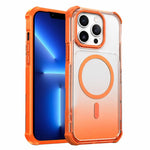 Custodia magnetica trasparente con effetto sfumato per telefono, For iPhone 13 Pro Max, For iPhone 13 Pro, For iPhone 13, For iPhone 12