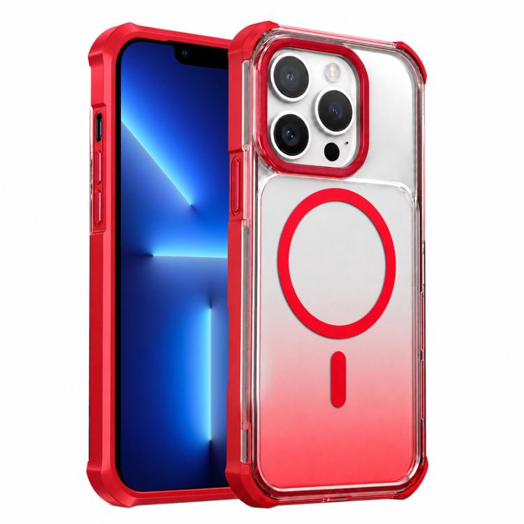 Custodia magnetica trasparente con effetto sfumato per telefono, For iPhone 13 Pro Max, For iPhone 13 Pro, For iPhone 13, For iPhone 12