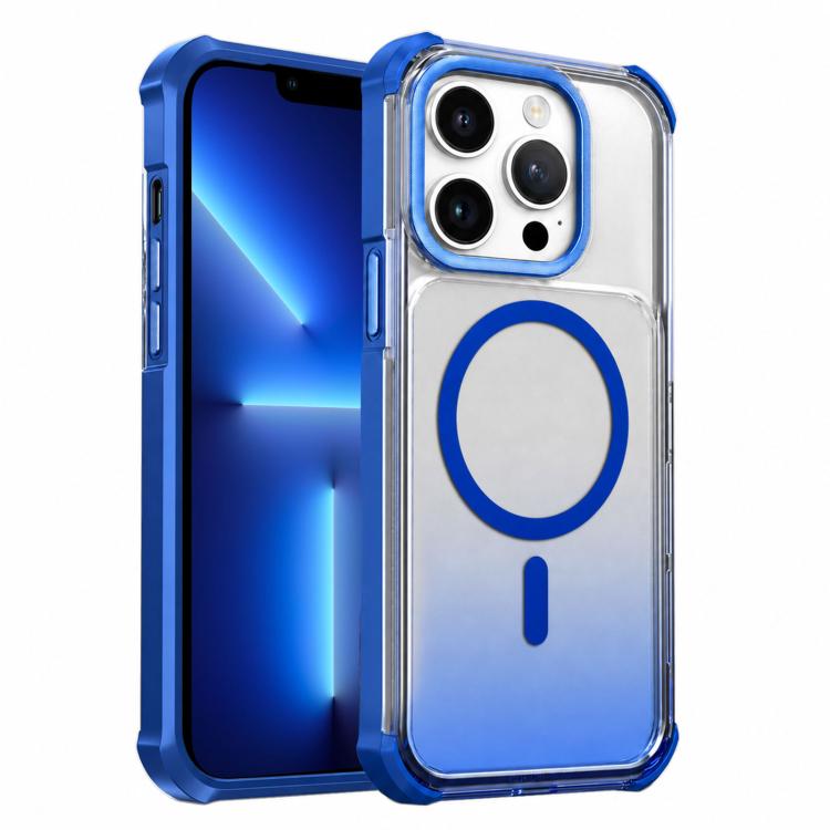Custodia magnetica trasparente con effetto sfumato per telefono, For iPhone 13 Pro Max, For iPhone 13 Pro, For iPhone 13, For iPhone 12
