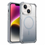 Custodia magnetica trasparente con effetto sfumato per telefono, For iPhone 15, For iPhone 14, For iPhone 14 Pro, For iPhone 14 Pro Max
