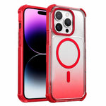 Custodia magnetica trasparente con effetto sfumato per telefono, For iPhone 15, For iPhone 14, For iPhone 14 Pro, For iPhone 14 Pro Max