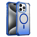 Custodia magnetica trasparente con effetto sfumato per telefono, For iPhone 16, For iPhone 15 Pro Max, For iPhone 15 Pro, For iPhone 15 Plus