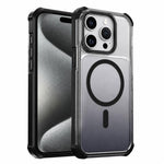 Custodia magnetica trasparente con effetto sfumato per telefono, For iPhone 16, For iPhone 15 Pro Max, For iPhone 15 Pro, For iPhone 15 Plus