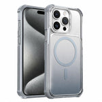 Custodia magnetica trasparente con effetto sfumato per telefono, For iPhone 16, For iPhone 15 Pro Max, For iPhone 15 Pro, For iPhone 15 Plus