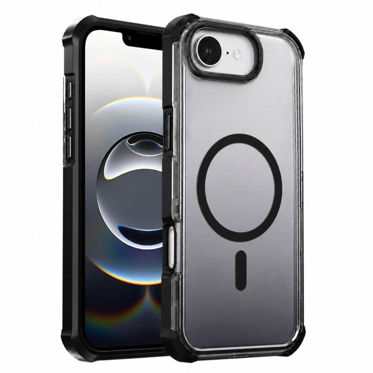 Custodia magnetica trasparente con effetto sfumato per telefono, For iPhone 17e / 16e, For iPhone 17 Pro Max, For iPhone 17 Pro, For iPhone 17