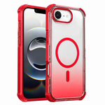Custodia magnetica trasparente con effetto sfumato per telefono, For iPhone 17e / 16e, For iPhone 17 Pro Max, For iPhone 17 Pro, For iPhone 17