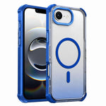 Custodia magnetica trasparente con effetto sfumato per telefono, For iPhone 17e / 16e, For iPhone 17 Pro Max, For iPhone 17 Pro, For iPhone 17