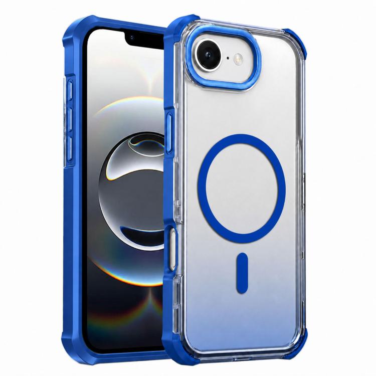 Custodia magnetica trasparente con effetto sfumato per telefono, For iPhone 17e / 16e, For iPhone 17 Pro Max, For iPhone 17 Pro, For iPhone 17