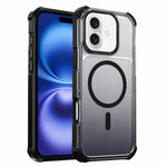 Custodia magnetica trasparente con effetto sfumato per telefono, For iPhone Air, For iPhone 16 Pro Max, For iPhone 16 Pro, For iPhone 16 Plus