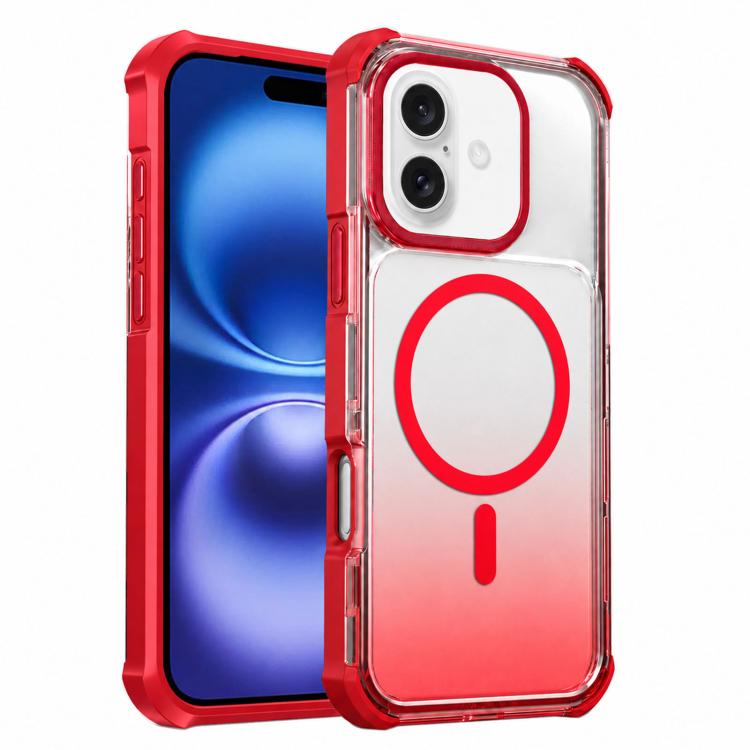 Custodia magnetica trasparente con effetto sfumato per telefono, For iPhone Air, For iPhone 16 Pro Max, For iPhone 16 Pro, For iPhone 16 Plus
