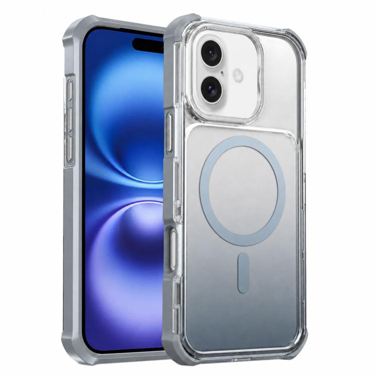 Custodia magnetica trasparente con effetto sfumato per telefono, For iPhone Air, For iPhone 16 Pro Max, For iPhone 16 Pro, For iPhone 16 Plus