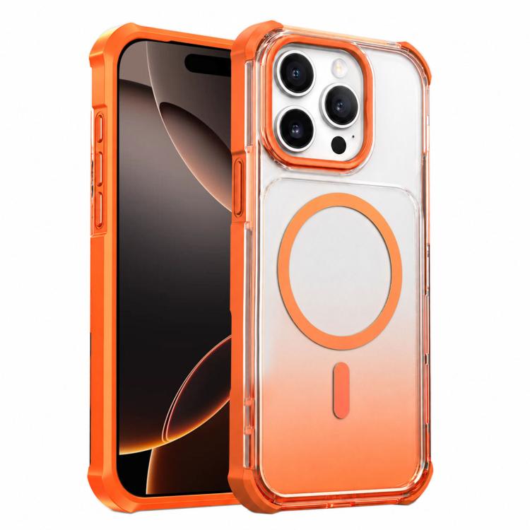 Custodia magnetica trasparente con effetto sfumato per telefono, For iPhone Air, For iPhone 16 Pro Max, For iPhone 16 Pro, For iPhone 16 Plus