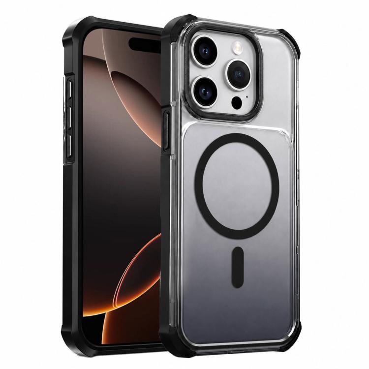 Custodia magnetica trasparente con effetto sfumato per telefono, For iPhone Air, For iPhone 16 Pro Max, For iPhone 16 Pro, For iPhone 16 Plus
