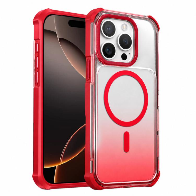 Custodia magnetica trasparente con effetto sfumato per telefono, For iPhone Air, For iPhone 16 Pro Max, For iPhone 16 Pro, For iPhone 16 Plus