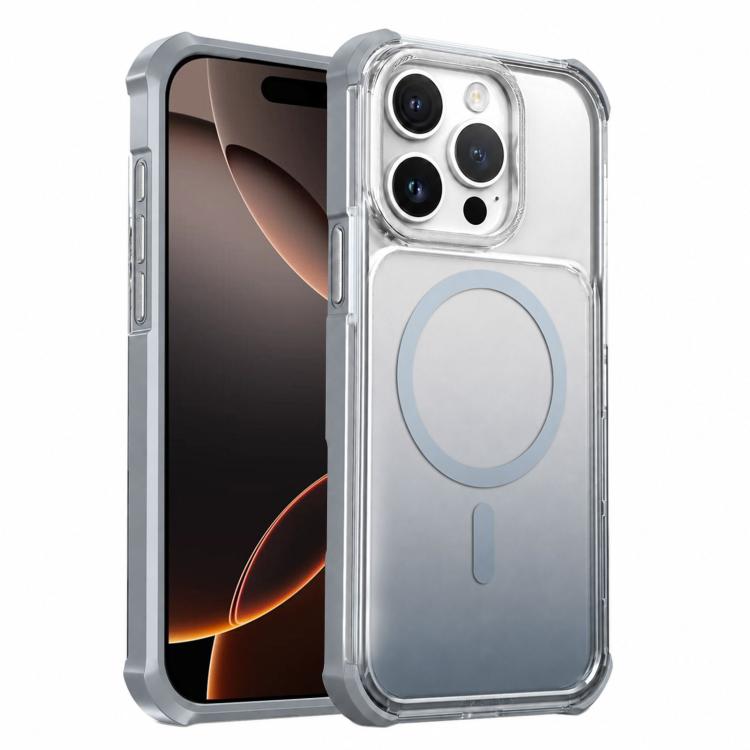 Custodia magnetica trasparente con effetto sfumato per telefono, For iPhone Air, For iPhone 16 Pro Max, For iPhone 16 Pro, For iPhone 16 Plus