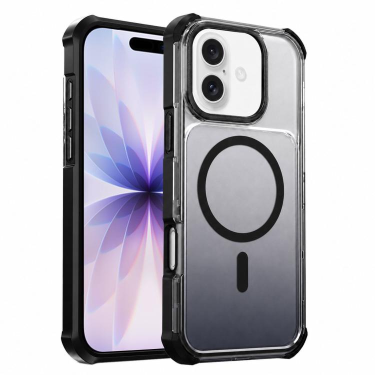 Custodia magnetica trasparente con effetto sfumato per telefono, For iPhone 17e / 16e, For iPhone 17 Pro Max, For iPhone 17 Pro, For iPhone 17