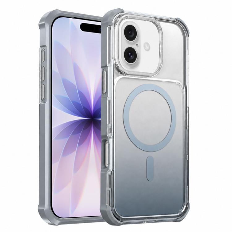 Custodia magnetica trasparente con effetto sfumato per telefono, For iPhone 17e / 16e, For iPhone 17 Pro Max, For iPhone 17 Pro, For iPhone 17