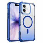 Custodia magnetica trasparente con effetto sfumato per telefono, For iPhone 17e / 16e, For iPhone 17 Pro Max, For iPhone 17 Pro, For iPhone 17