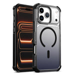Custodia magnetica trasparente con effetto sfumato per telefono, For iPhone 17e / 16e, For iPhone 17 Pro Max, For iPhone 17 Pro, For iPhone 17