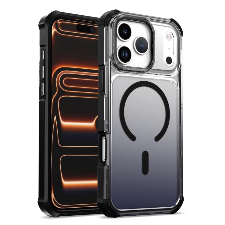 Custodia magnetica trasparente con effetto sfumato per telefono, For iPhone 17e / 16e, For iPhone 17 Pro Max, For iPhone 17 Pro, For iPhone 17