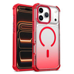 Custodia magnetica trasparente con effetto sfumato per telefono, For iPhone 17e / 16e, For iPhone 17 Pro Max, For iPhone 17 Pro, For iPhone 17