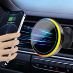 Supporto auto con ricarica wireless magnetica T1S