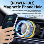 Supporto auto con ricarica wireless magnetica T1S