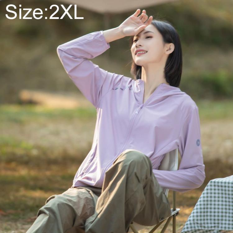 Giacca da donna leggera e traspirante con protezione solare UPF50+, XL, 2XL