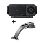 Caricabatterie wireless auto 15W con supporto girevole