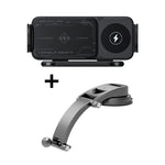 Caricabatterie wireless auto 15W con supporto girevole