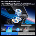 Caricabatterie wireless auto 15W con supporto girevole