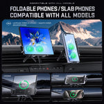 Caricabatterie wireless auto 15W con supporto girevole