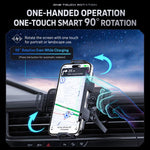 Caricabatterie wireless auto 15W con supporto girevole