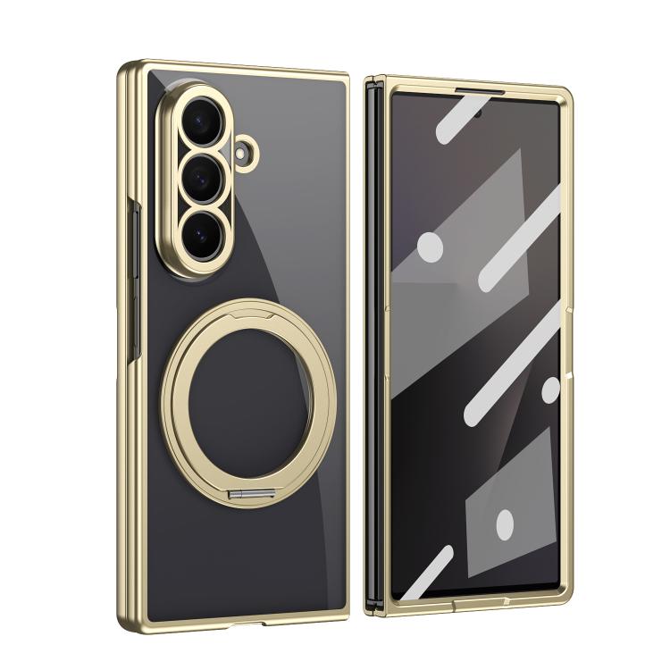 Custodia per telefono con anello magnetico trasparente e pellicola integrata, For Galaxy Z Fold8 Ultra 5G, For Galaxy Z Fold7 5G, For Galaxy Z Fold6, For Galaxy Z Fold5