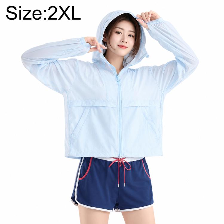 Cappotto leggero e traspirante con protezione solare UPF50+ in fibra rinfrescante., 2XL