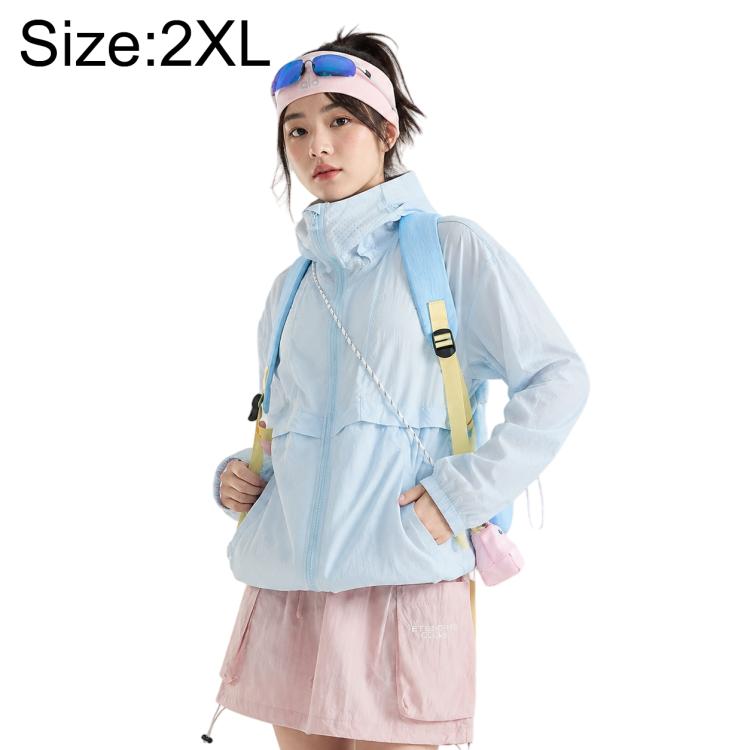 Cappotto leggero e traspirante con protezione solare UPF50+ in fibra rinfrescante., 2XL