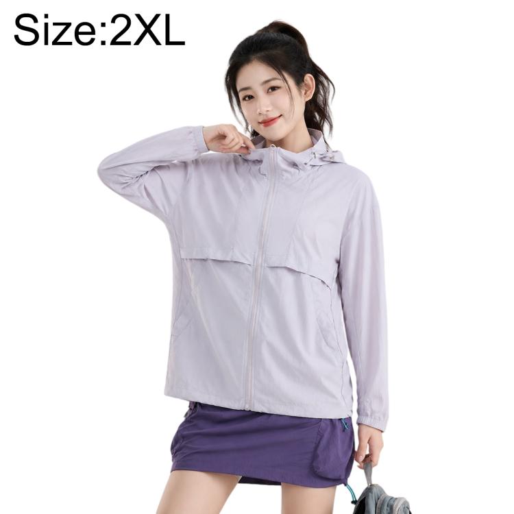 Cappotto leggero e traspirante con protezione solare UPF50+ in fibra rinfrescante., 2XL