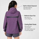 Cappotto leggero e traspirante con protezione solare UPF50+ e cappuccio con visiera in gomma nera., S, M, L, XL, 2XL, 3XL