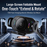 Supporto girevole wireless auto 15W per bocchette ventilazione