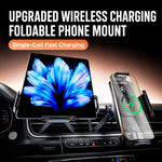 Caricabatterie wireless auto 15W con supporto girevole