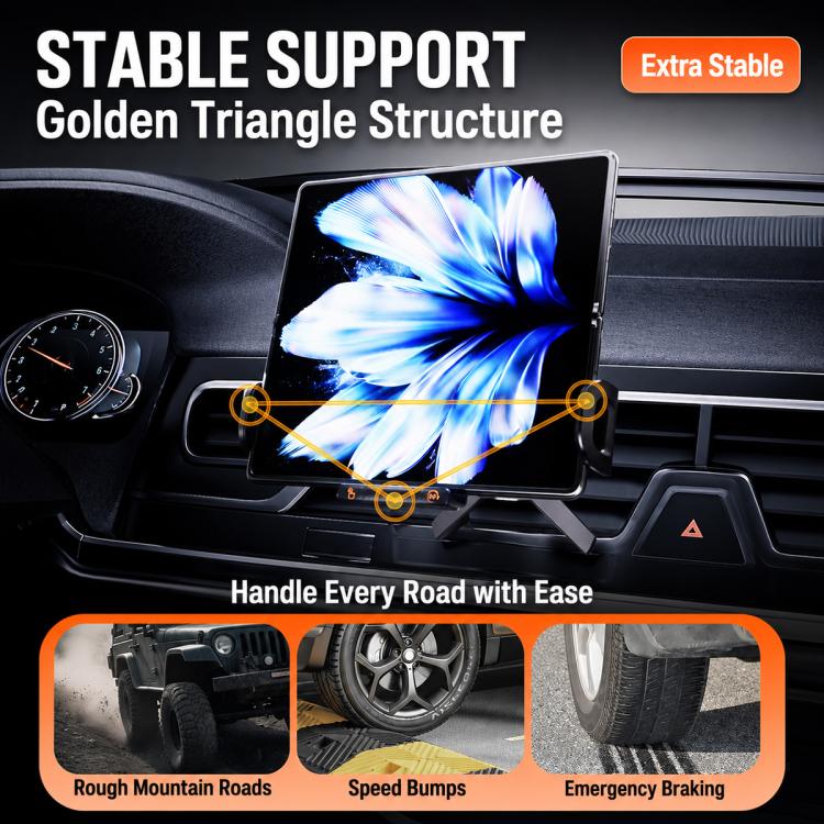 Caricabatterie wireless auto 15W con supporto girevole