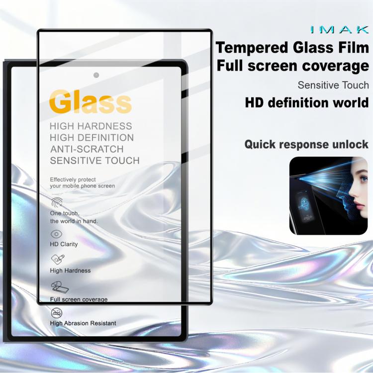 Pellicola in vetro temperato a schermo intero imak 9H con durezza superficiale Pro+ Series, For Galaxy Z Fold8 5G, For Galaxy Z Fold8 Ultra 5G