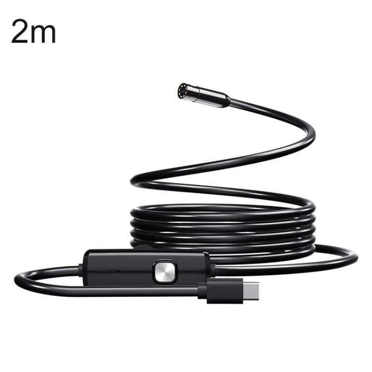 AN112T Endoscopio digitale industriale con connettore Type-C, IP67, 8 LED e cavo da 5,5 mm, 8 LED., 1m Hard Cable, 2m Hard Cable, 3.5m Hard Cable, 5m Hard Cable, 10m Hard Cable