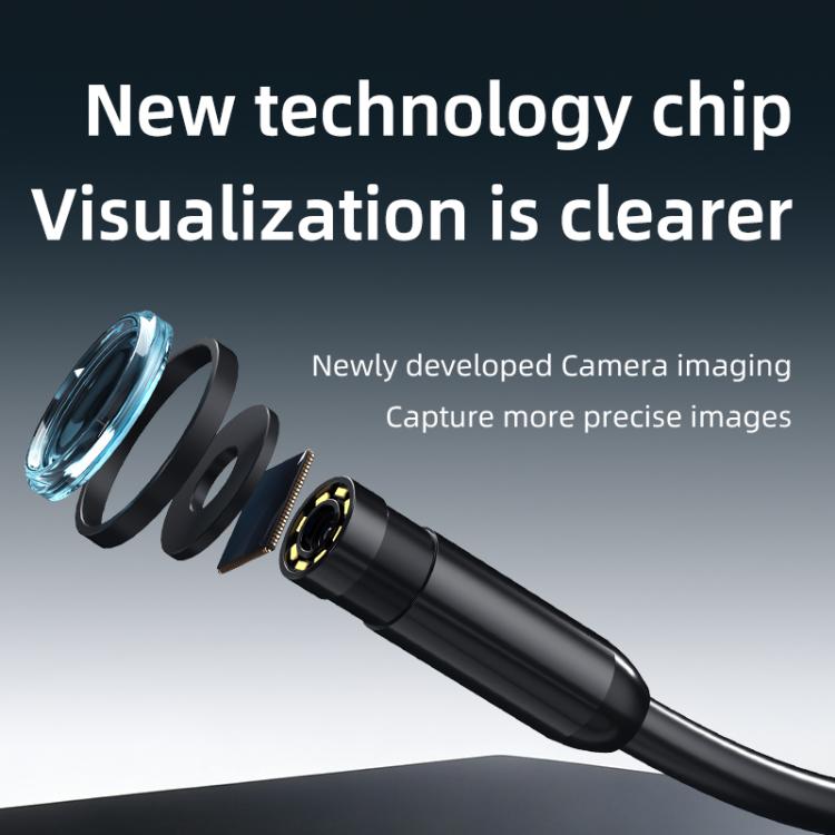 AN112T Endoscopio digitale industriale con connettore Type-C, IP67, 8 LED e cavo da 5,5 mm, 8 LED., 1m Hard Cable, 2m Hard Cable, 3.5m Hard Cable, 5m Hard Cable, 10m Hard Cable