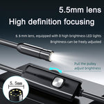 AN112T Endoscopio digitale industriale con connettore Type-C, IP67, 8 LED e cavo da 5,5 mm, 8 LED., 1m Hard Cable, 2m Hard Cable, 3.5m Hard Cable, 5m Hard Cable, 10m Hard Cable