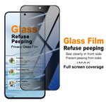 Pellicola protettiva in vetro temperato iMak Privacy a schermo intero, con supporto per lo sblocco tramite impronta digitale., For Galaxy S26 FE 5G, For Galaxy S25 FE 5G