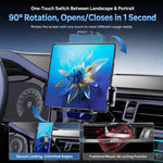 Caricabatterie wireless auto Q7S 15W con supporto girevole